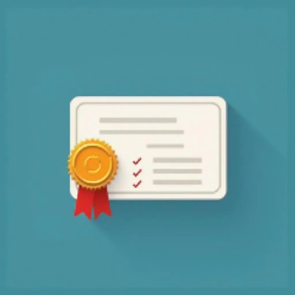 Ícono de certificación